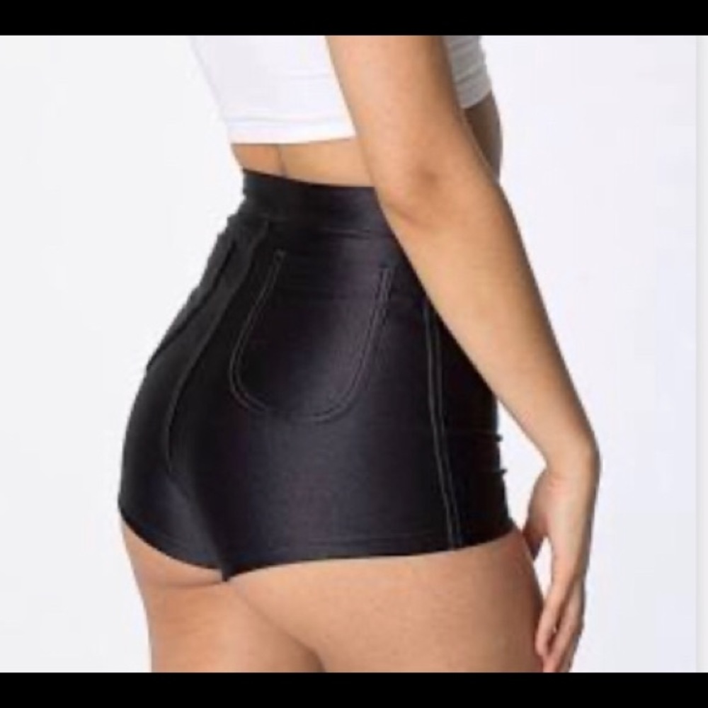 American Apparel disco shorts XS